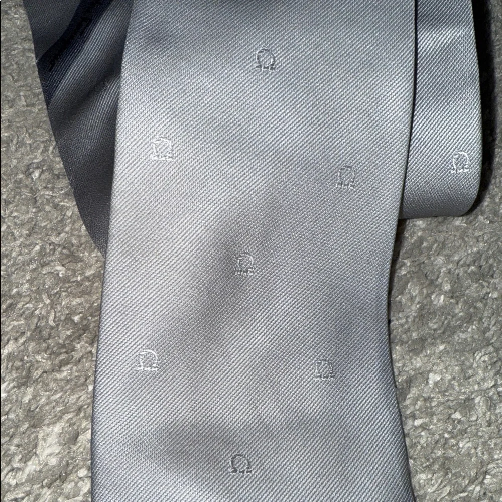 Salvatore Ferragamo Silver Tie with Subtle Pattern - Picture 4 of 6